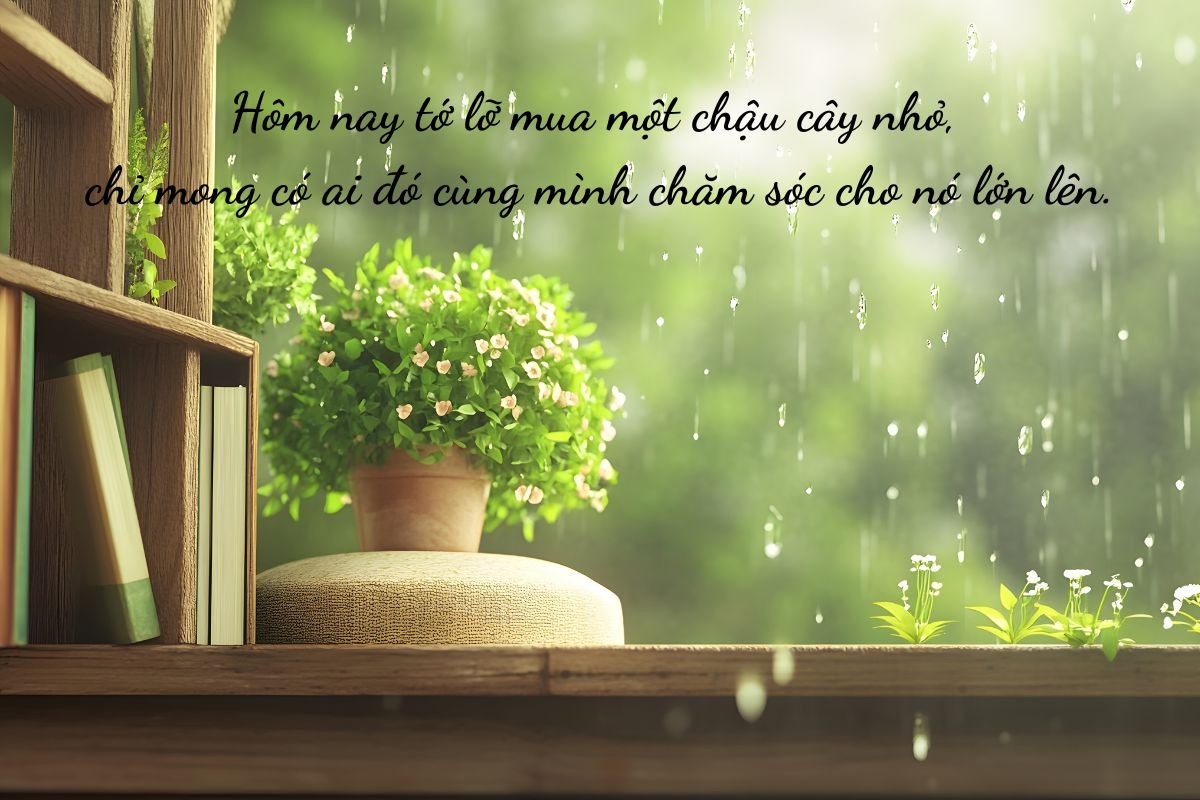 Caption thả thích nhẹ nhàng, ngắn gọn