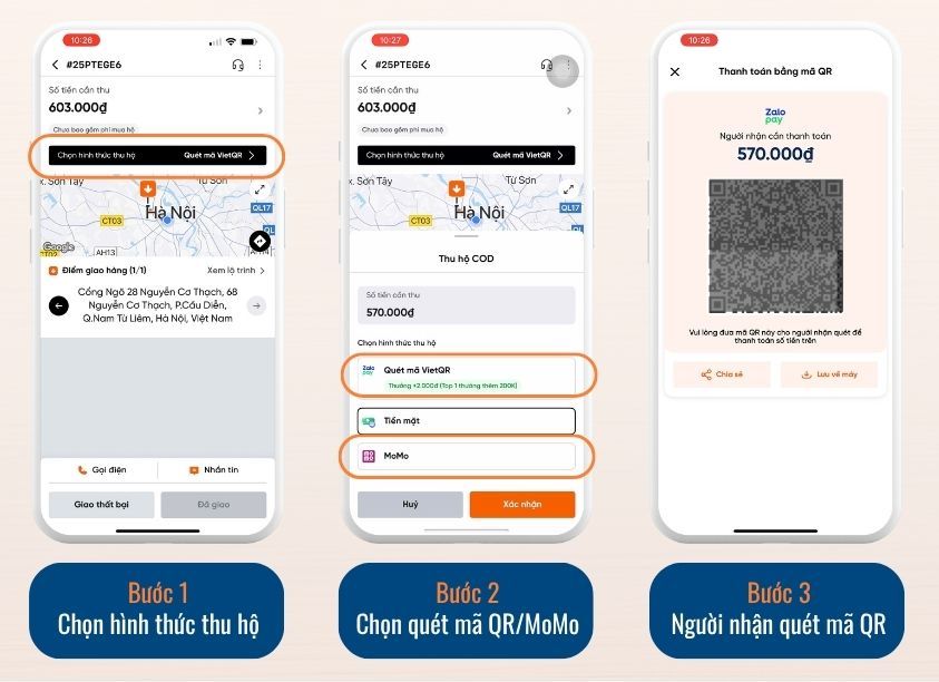 Quy trình thanh toán QR