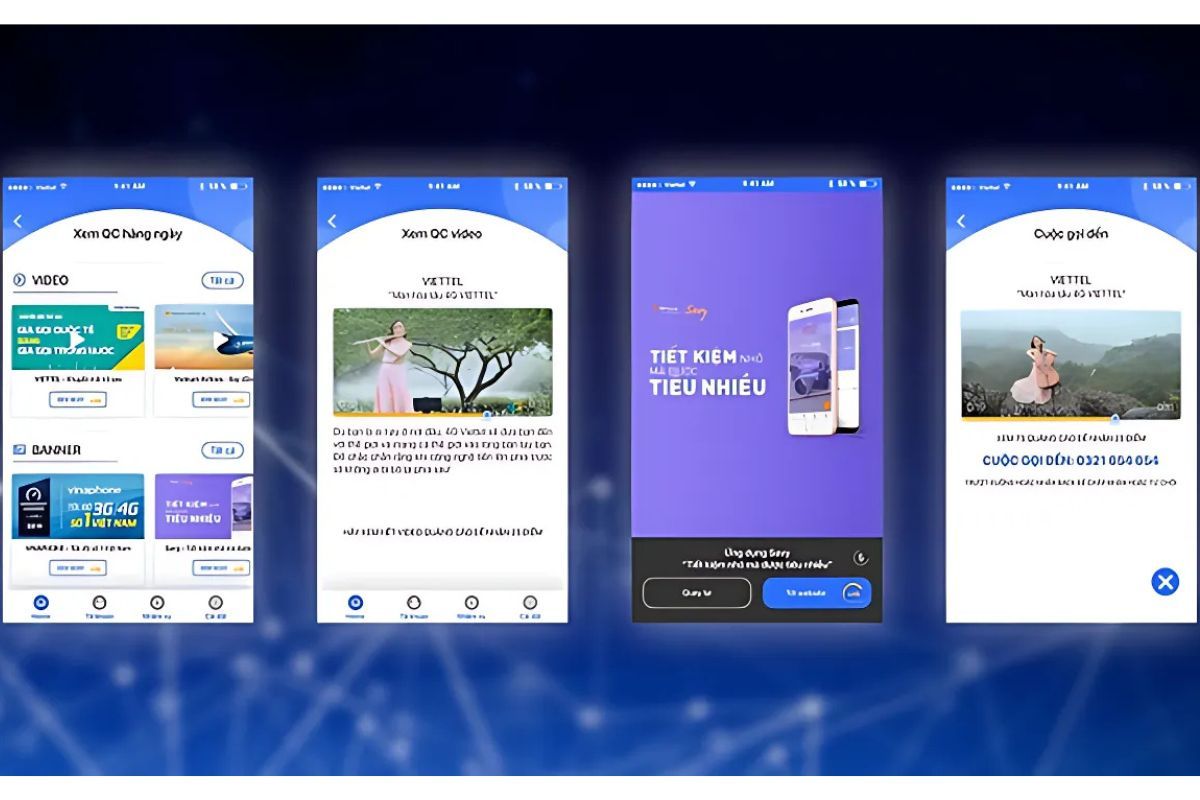 App xem quảng cáo kiếm tiền