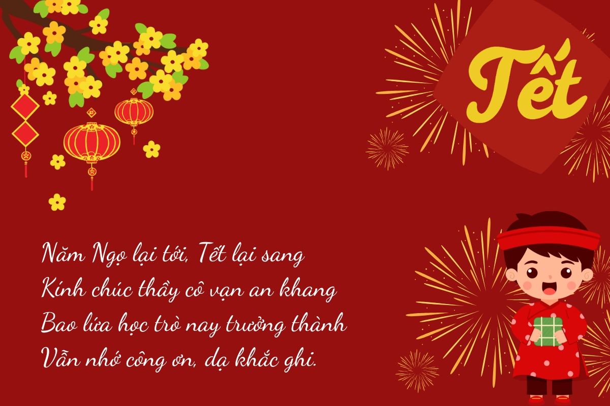 bài thơ chúc tết thầy cô