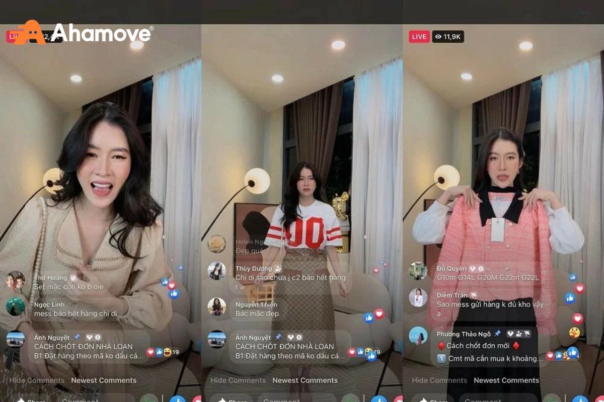 Livestream bán hàng online trên Facebook