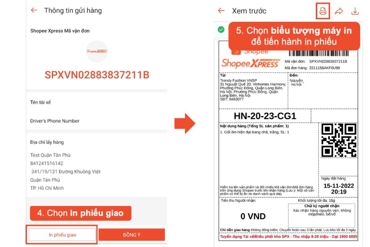 Bán hàng shopee có cần máy in không 9
