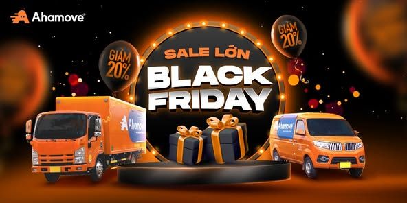 Ahamove là giải pháp vận chuyển hàng đầu cho shop vào dịp Black Friday