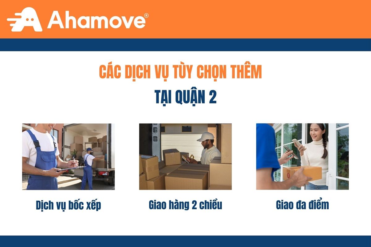 Các dịch vụ tùy chọn thêm tại quận 2