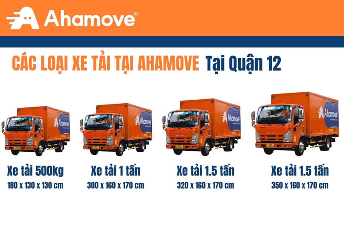Các dòng xe tải cho thuê tại quận 12