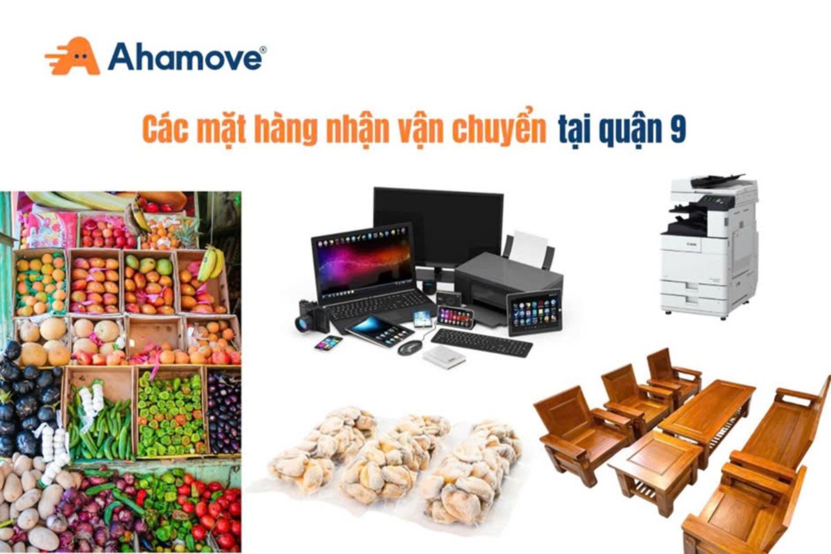 Các mặt hàng nhận chuyển tại quận 9