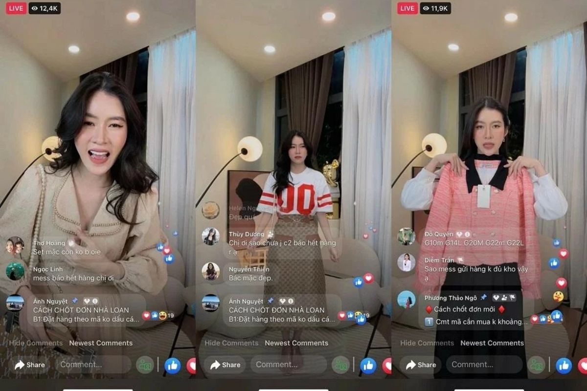 Cách bán hàng livestream trên Facebook