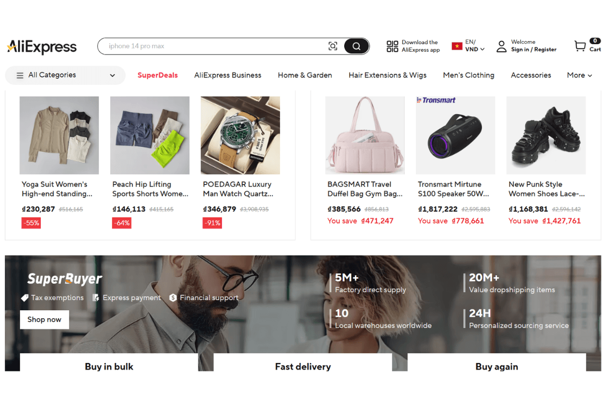 Cách bán hàng trên Aliexpress