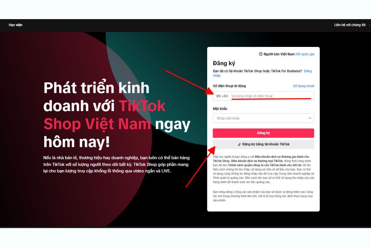 Cách đăng sản phẩm lên TikTok
