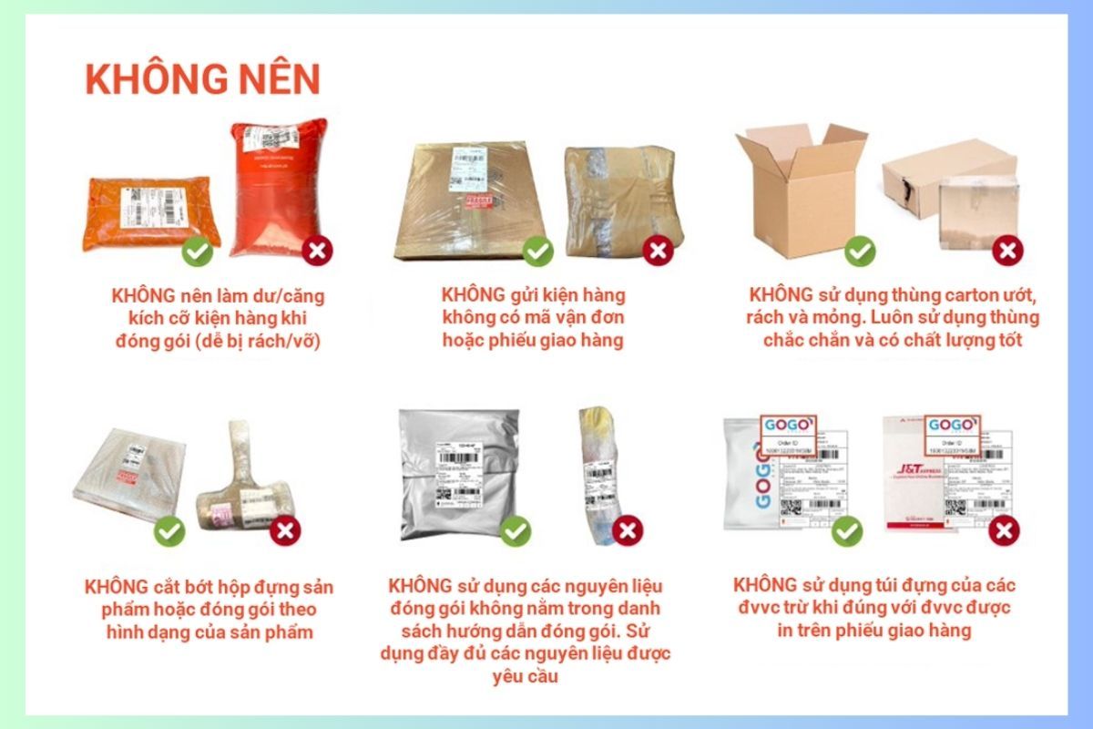 Cách đóng gói đơn hàng shopee 8