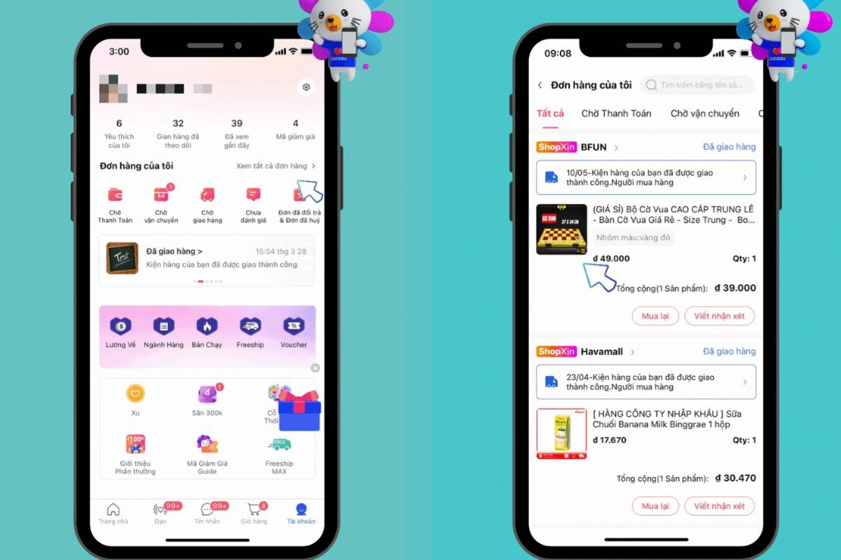 Cách hủy đổi trả hàng trên Lazada