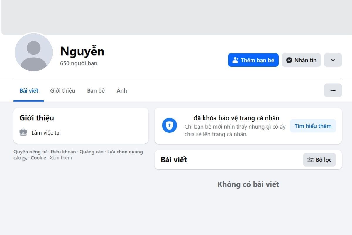 Cách khóa bảo vệ trang cá nhân facebook trên android