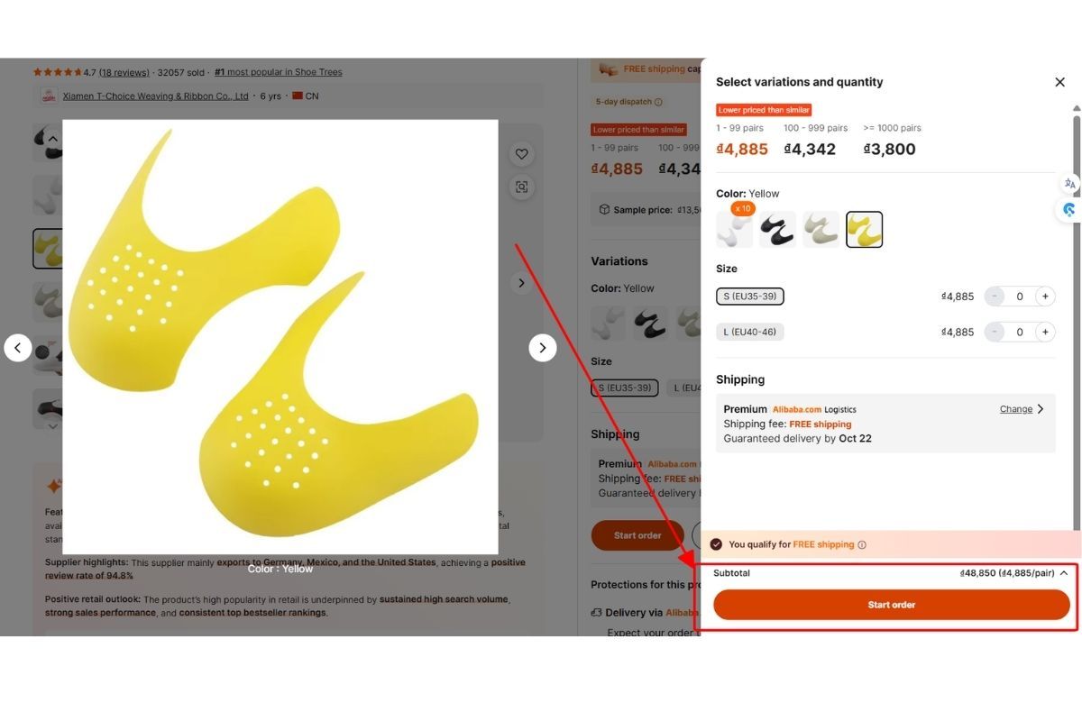 Cách mua hàng trên Alibaba 5