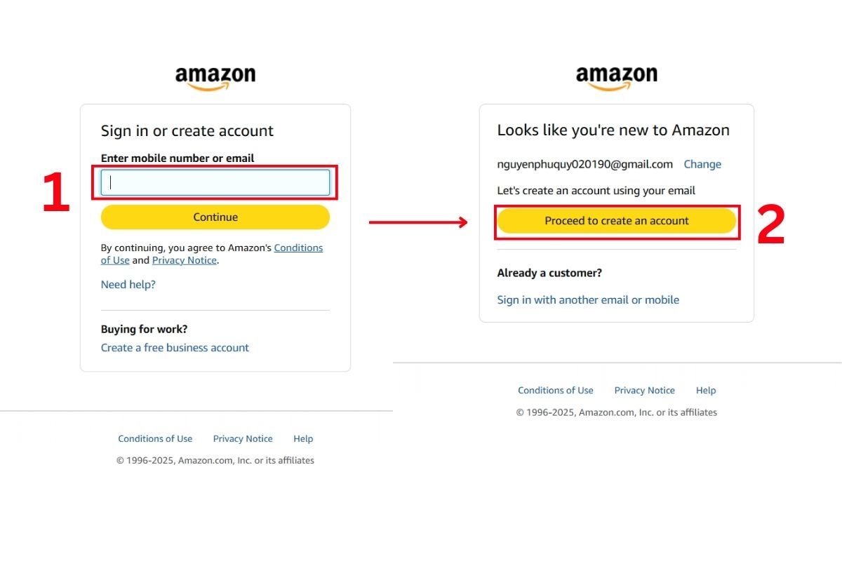 cách mua hàng trên Amazon từ Việt Nam