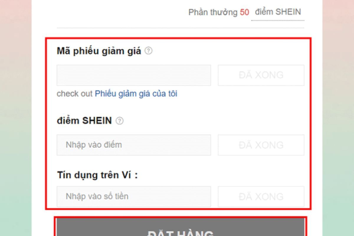hướng dẫn cách mua hàng trên shein