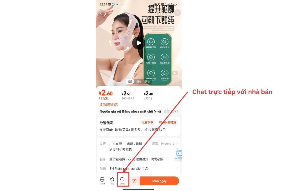 cách order 1688 tiếng việt 2