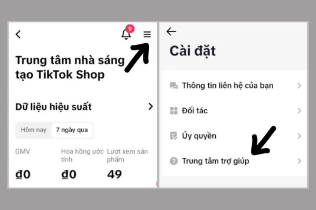 Cách xóa tài khoản TikTok Shop trên điện thoại