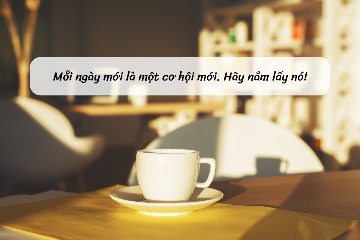 cap chào ngày mới thành công