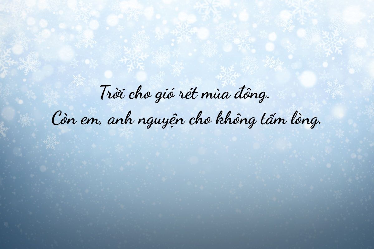 cap hay về mùa đông