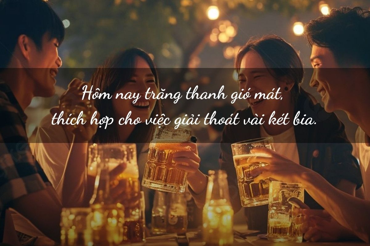 caption ăn uống vui