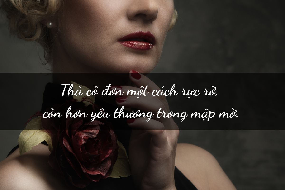 stt chất ngầu dành cho nữ