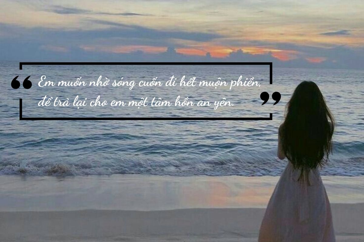caption đi biển lãng mạn