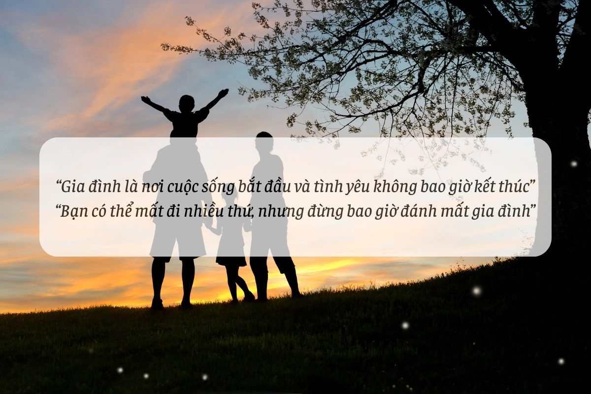caption hay về gia đình