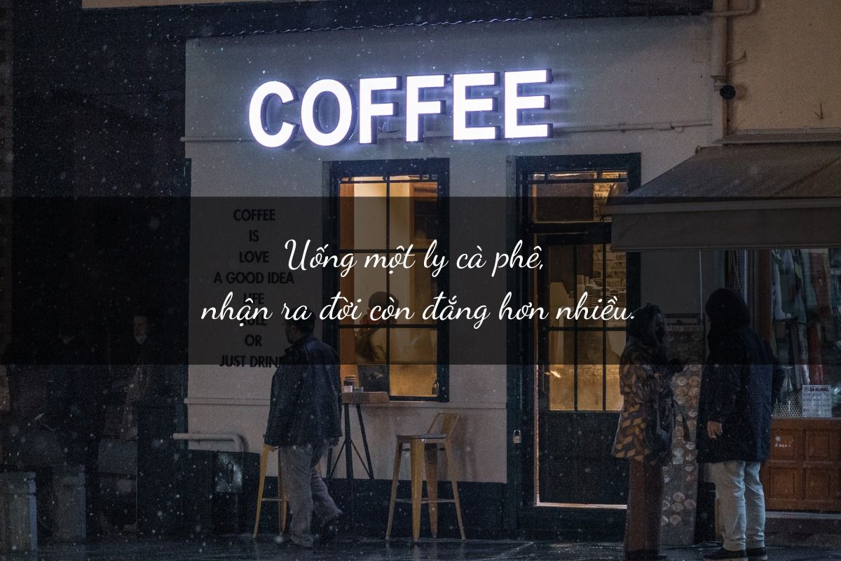 caption về cà phê