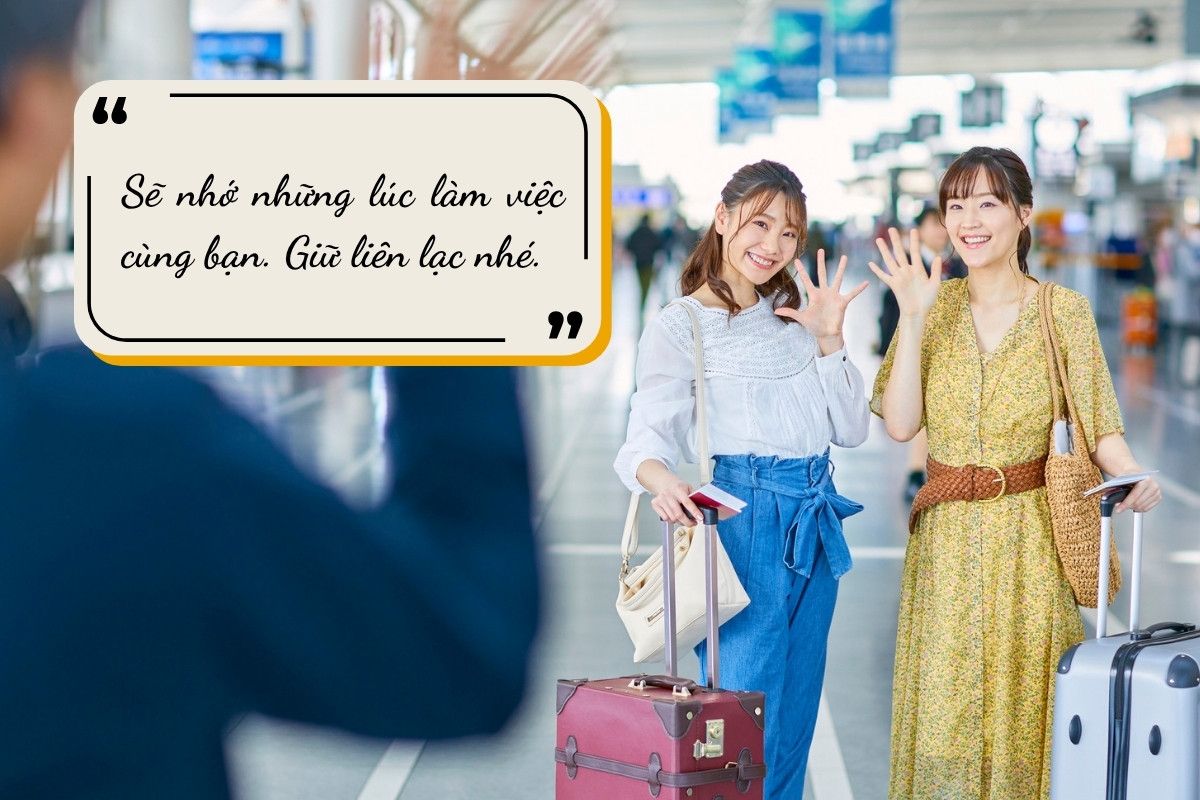 câu chúc chia tay đồng nghiệp
