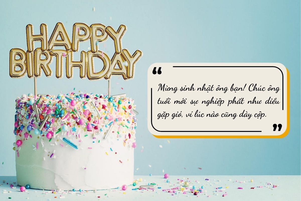 câu chúc mừng sinh nhật sếp