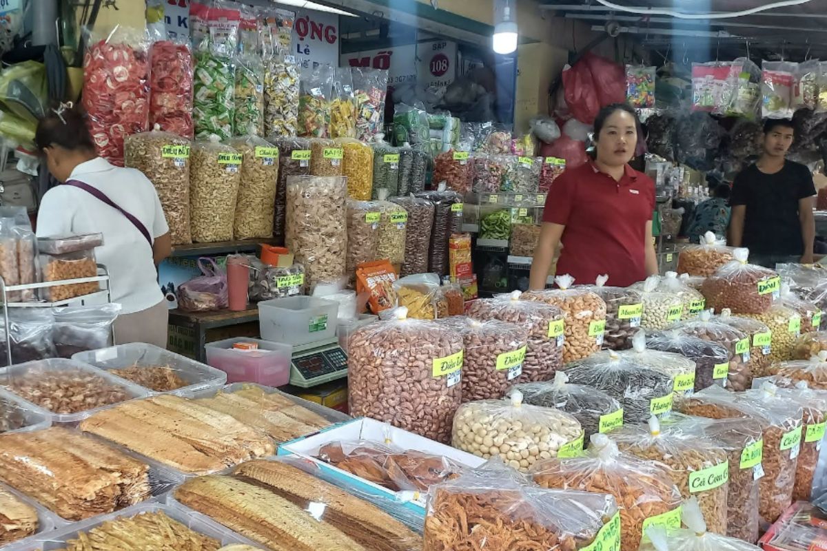 khu chợ có giá cả hợp lý