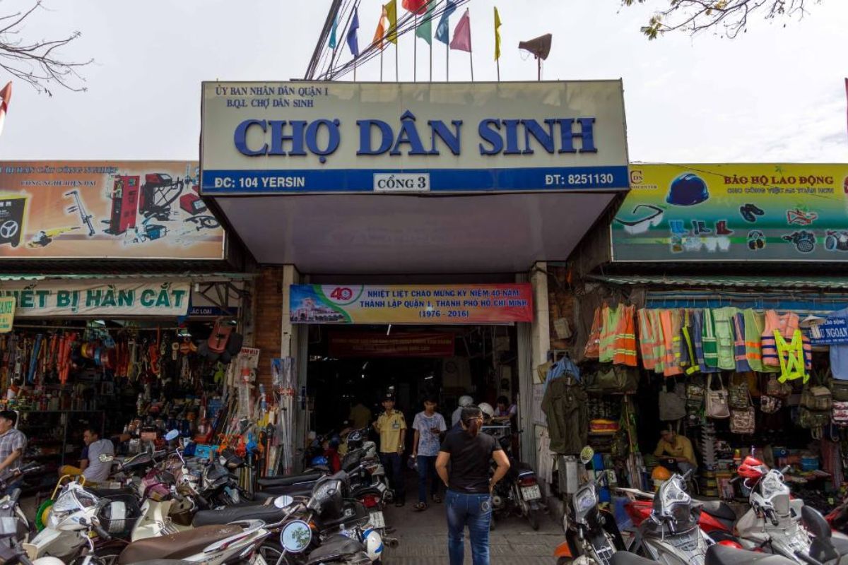 chợ dân sinh ở đâu