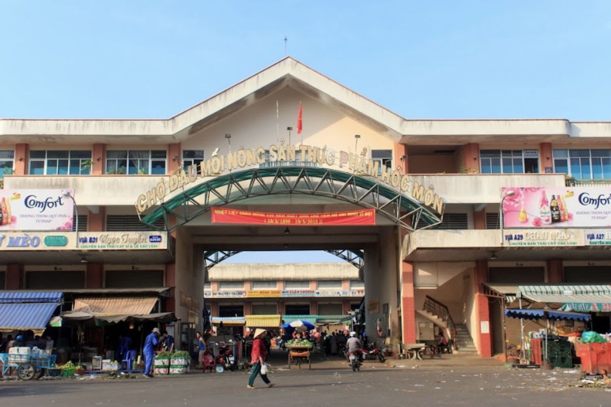 lịch sử hình thành chợ dầu mối nông sản hốc môn