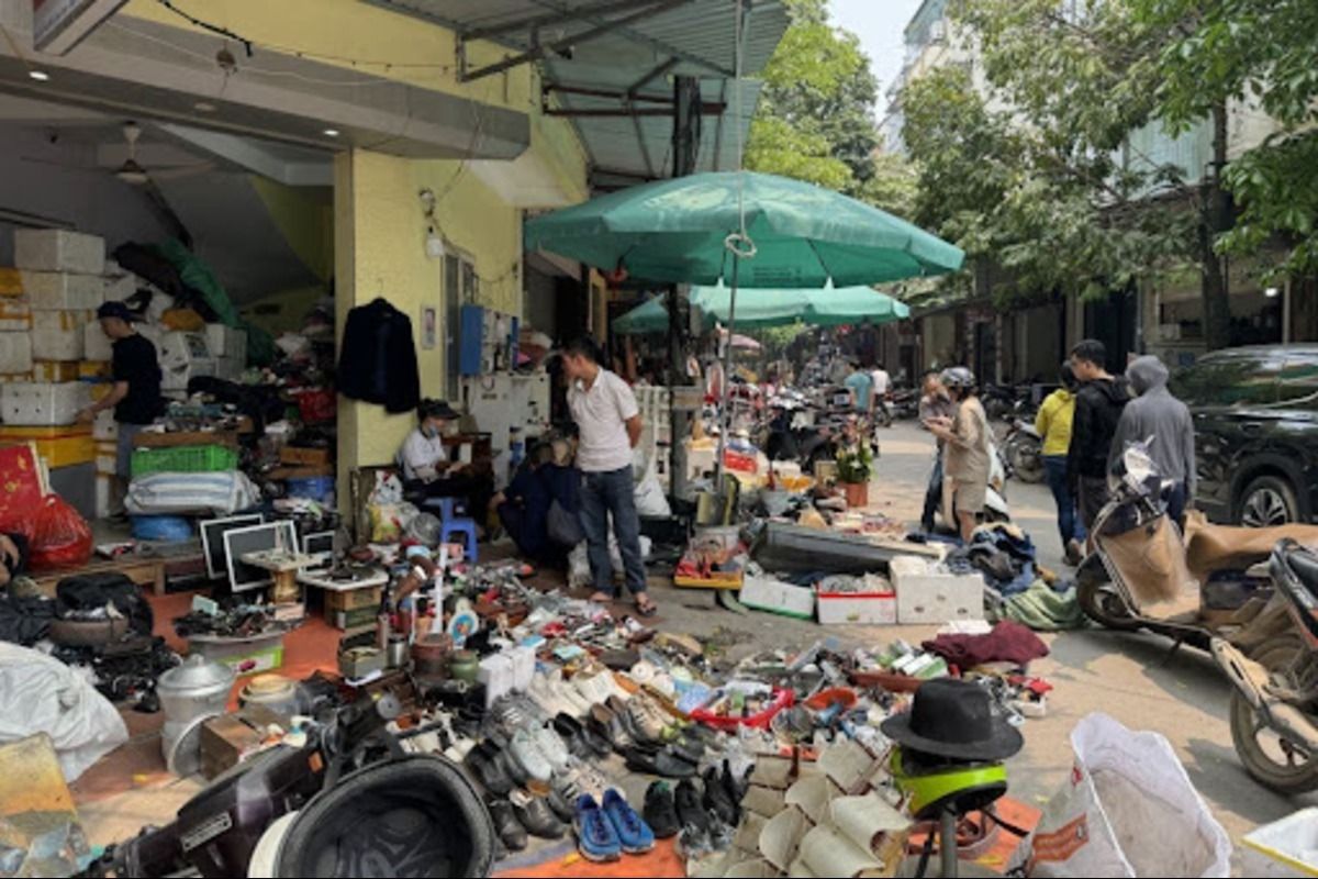 chợ đồ cũ vạn phúc hà nội