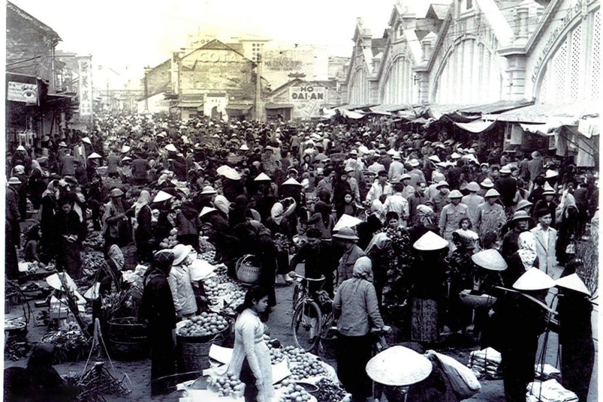 chợ đồng xuân năm 90