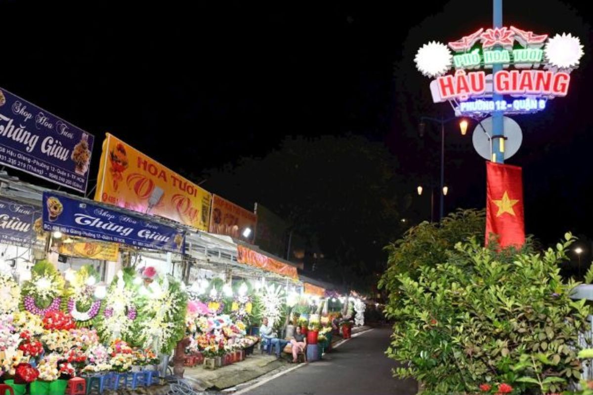 chợ hoa hậu giang ở đâu
