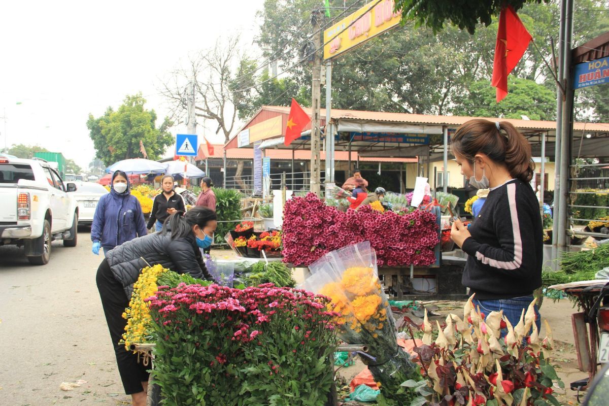 chợ hoa mê linh hà nội