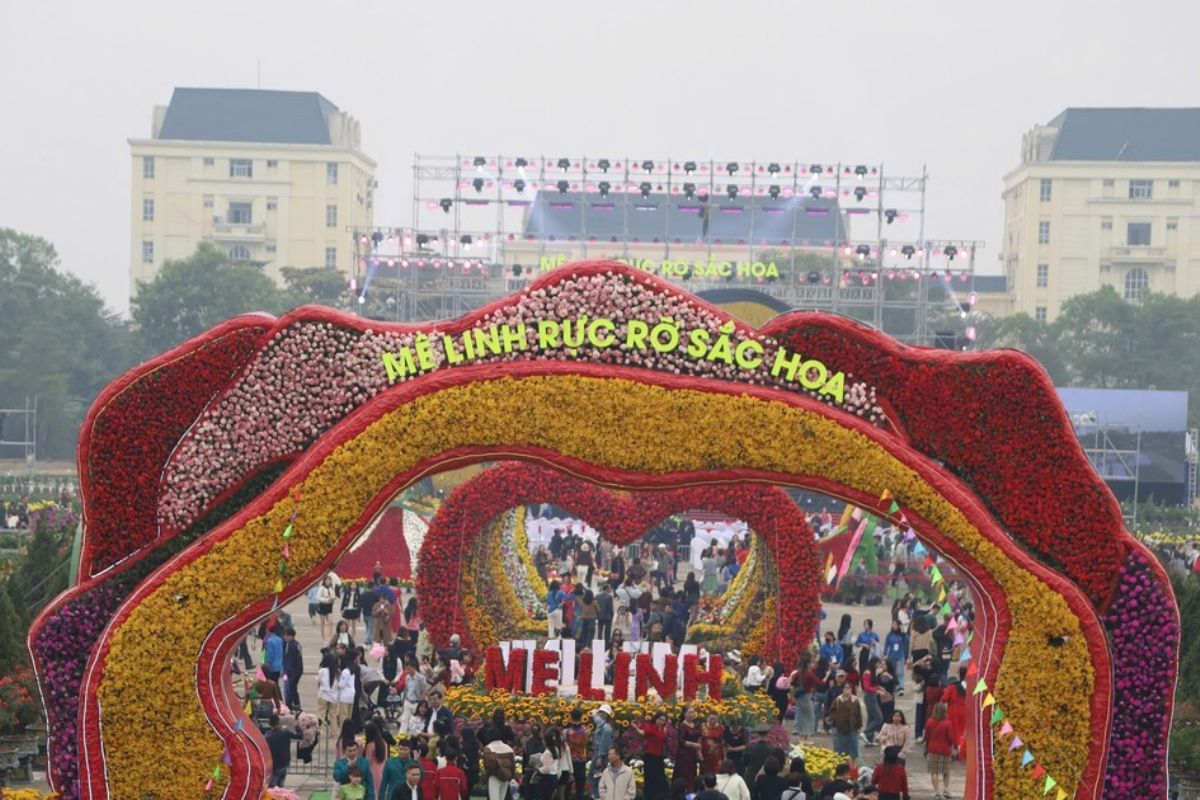 chợ hoa tươi mê linh