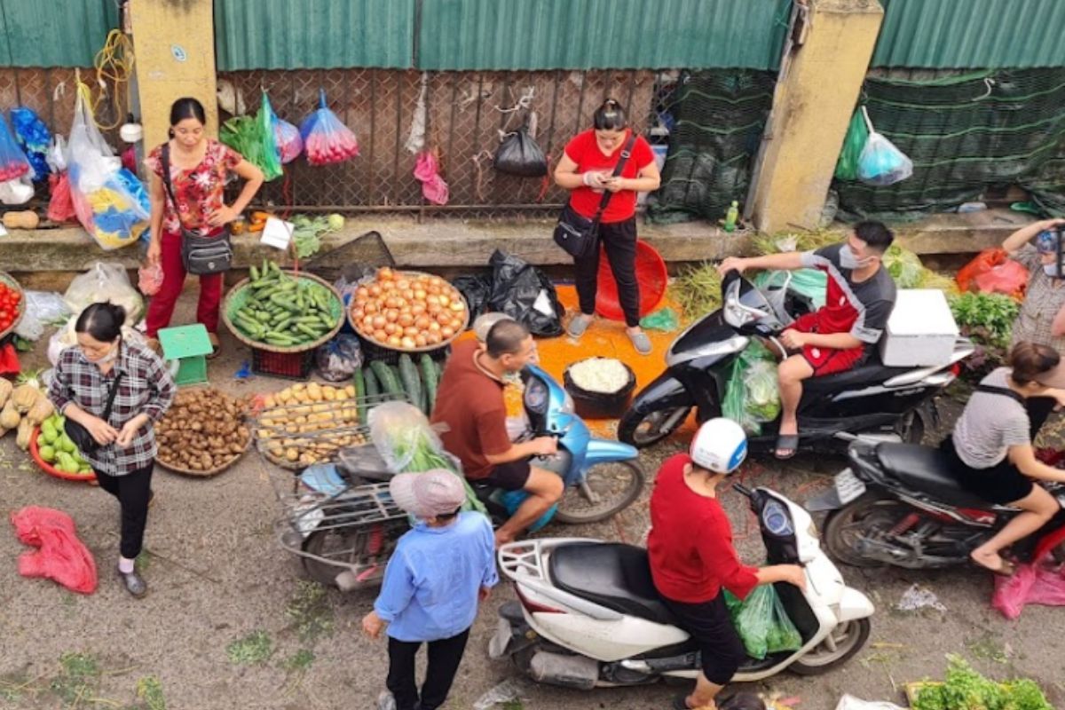 kinh nghiệm mua hàng tại chợ long biên