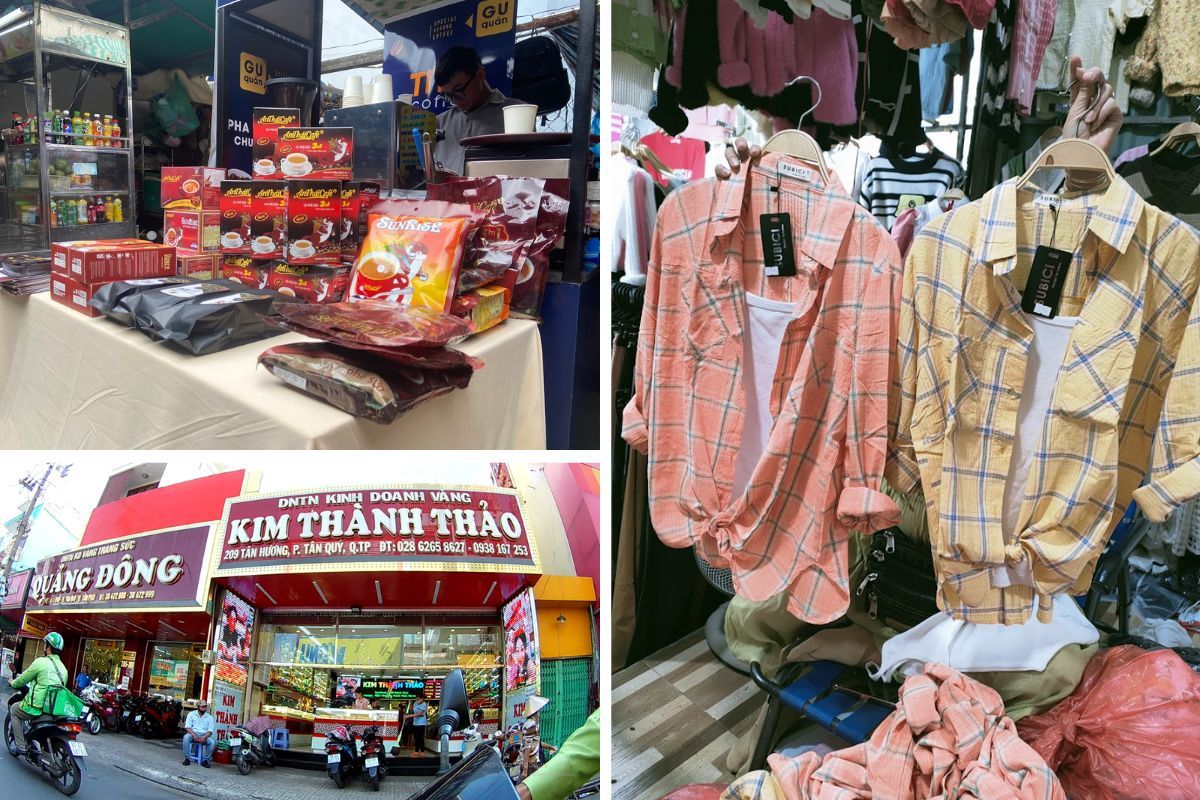 chợ tân hương ở đâu