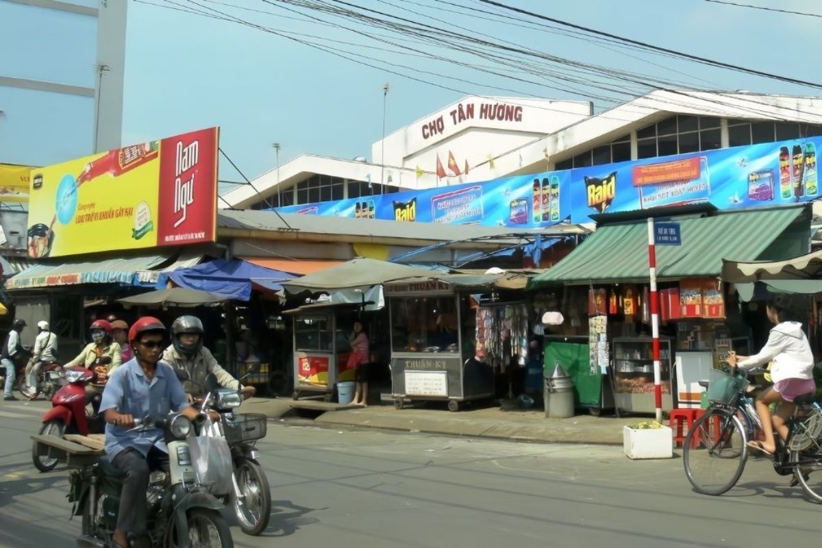 chợ tân hương quận tân phú
