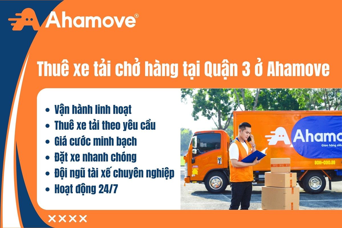 Cho thuê xe tải chở hàng quận 3