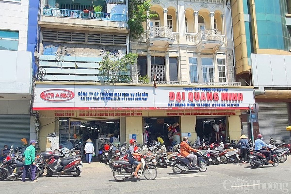chợ bán vải rẻ ở tphcm