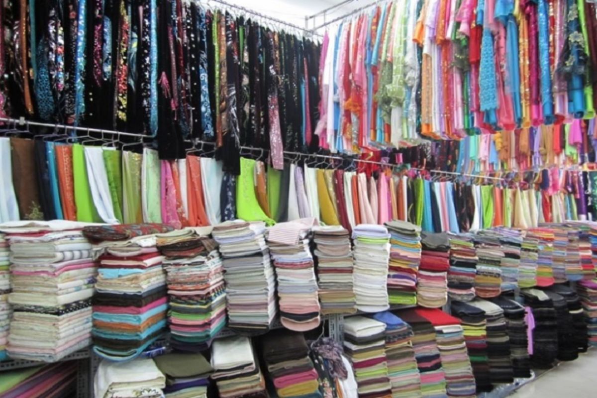 chợ chuyên bán vải ở tphcm