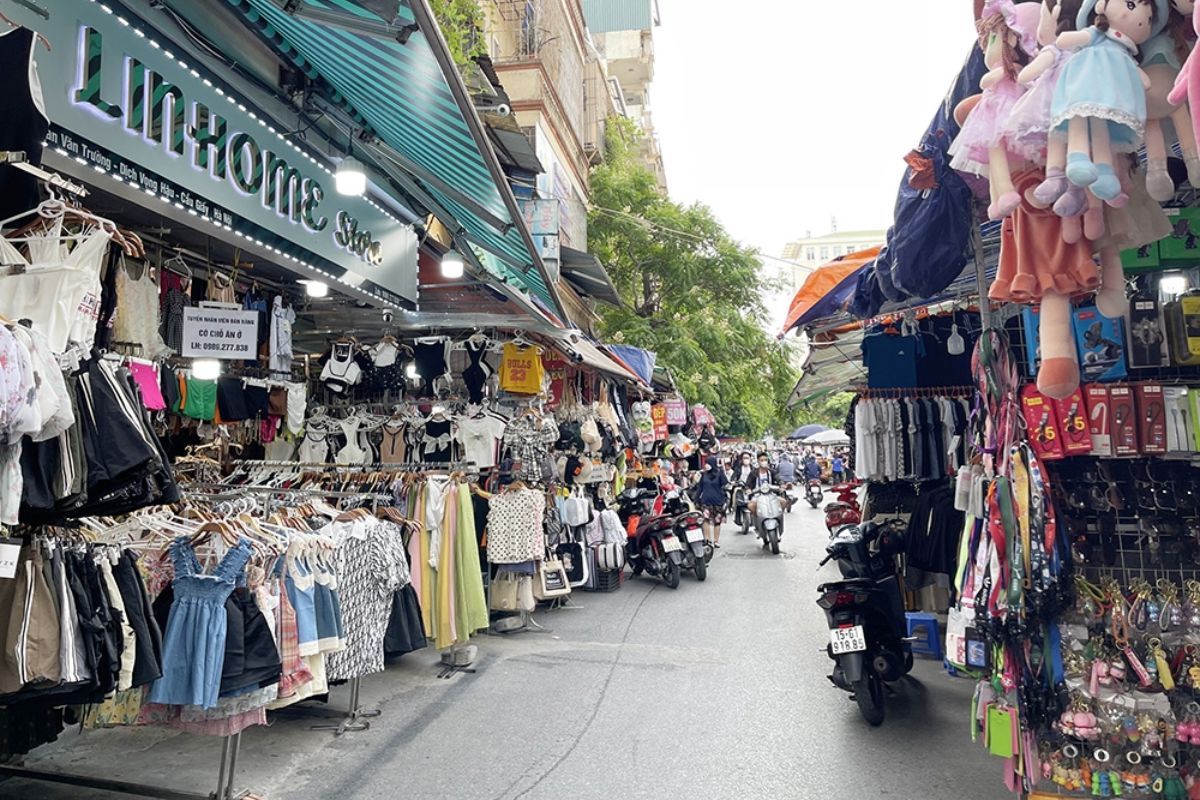 chợ nhà xanh tại hà nội