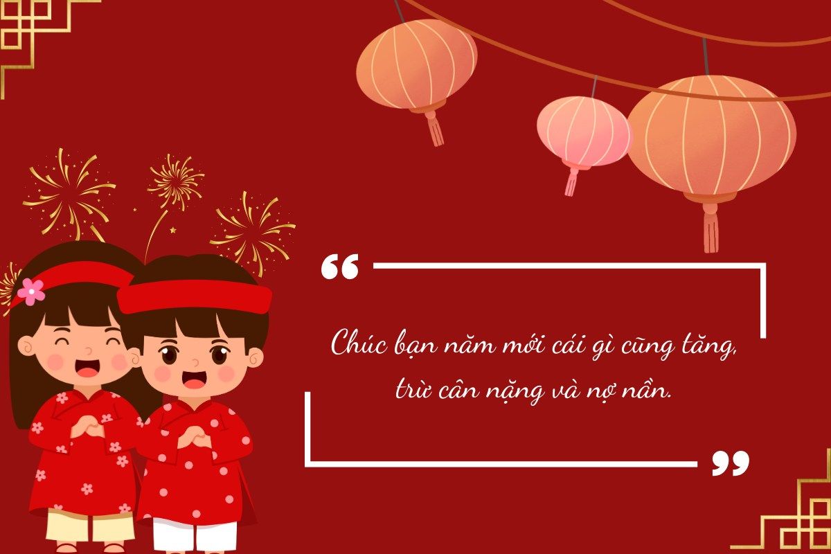 chúc bạn bè tết