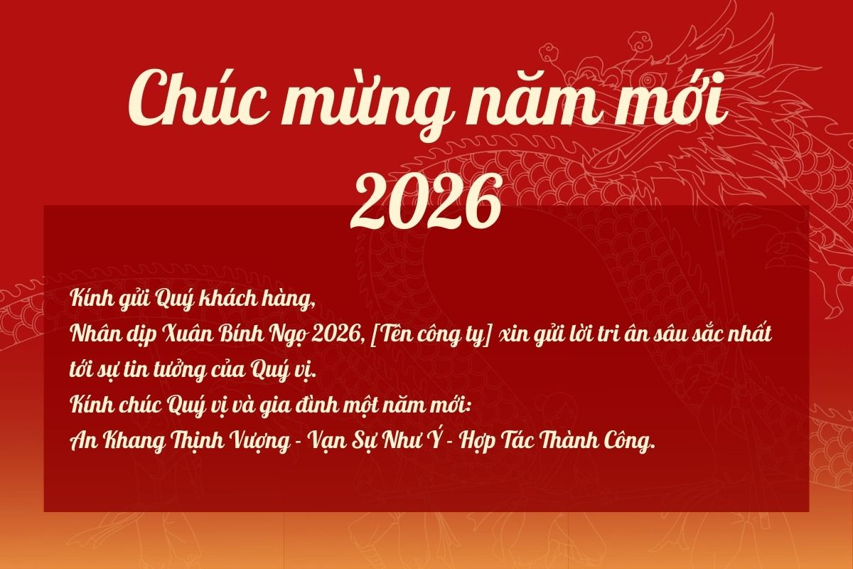 chúc khách hàng năm mới