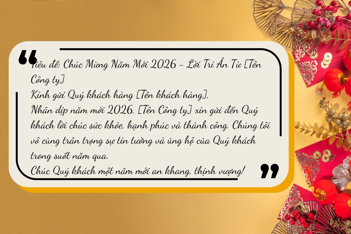 chúc khách hàng tết