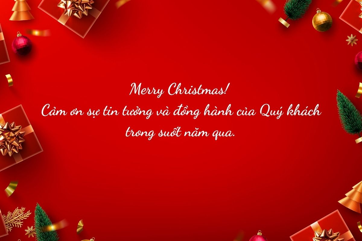 chúc merry christmas