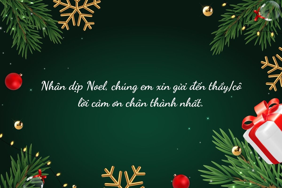 chúc mùa noel